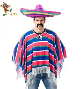 Trang Phục Poncho Nhiều Màu Mexico PGPF0122