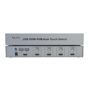 광저우 중국 USB KVM 스위치 4 포트 Usb Hdmi 키보드 마우스