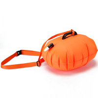 Bouée de natation en nylon pour eaux ouvertes, flotteur de sécurité pour la natation en extérieur, sac étanche pour la natation