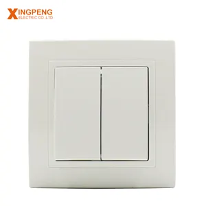 Odm oem Italiano tomada elétrica 2 gang 10a duplo gangue interruptor da tomada de parede 220v