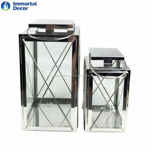 Jardín <span class=keywords><strong>pie</strong></span> plata brillante linternas - Product Image 4