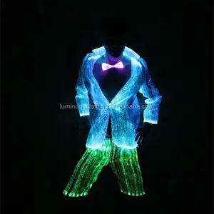 Luminous Mens Led Light Up Costume New Year's Suit