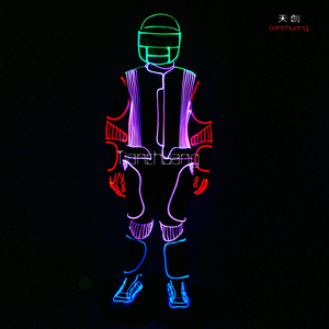 Super Cool LED a <span class=keywords><strong>Todo</strong></span> Color <span class=keywords><strong>de</strong></span> Luz <span class=keywords><strong>De</strong></span> Fibra Óptica flashlighting <span class=keywords><strong>de</strong></span> <span class=keywords><strong>Disfraces</strong></span> con Casco Guantes <span class=keywords><strong>de</strong></span> Zapatos - Product Image 1