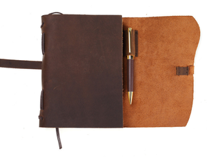 แฮนด์เมดวินเทจหนังแท้ A5ไดอารี่นักเดินทางไดอารี่บันทึกการเขียนโน๊ตบุ๊ค - Product Image 2