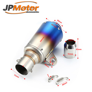 Jpmotor escape de acero inoxidable para moto - Product Image 2