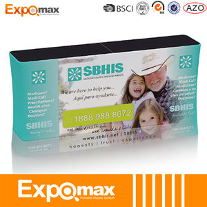 Mostrador de promoción de publicidad portátil emergente plegable de aluminio respetuoso con el medio ambiente personalizado para ferias comerciales al por mayor - Product Image 3