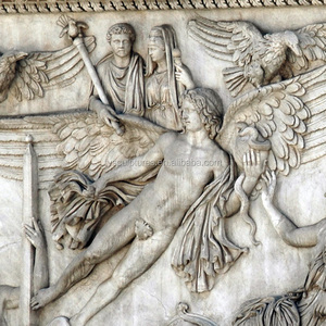 Famoso Bas-Relief in Marmo Stile Occidentale con Figura di Angelo con Ali per Ornamento Interno di Palazzi e Musei - Product Image 1