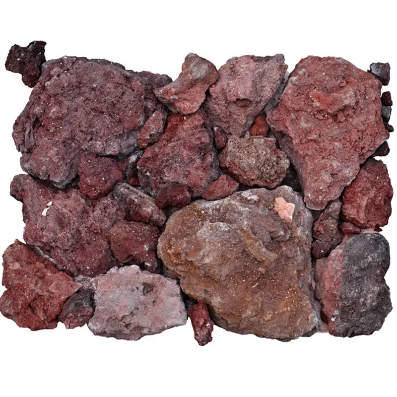 Pedra de <span class=keywords><strong>basalto</strong></span> de revestimento coral vermelho HS-ES-08 natural