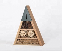 FSC et SEDEX 4P Décoration de jardin Boîte d'abri anti-insectes bénéfique Hôtel en bois extérieur à vendre