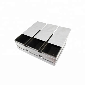 Ustensiles de cuisson 3 fentes antiadhésives 3 sangles moule à pain plaque de cuisson moule à pain pain cuisson <span class=keywords><strong>toast</strong></span> boîte étain - Product Image 5