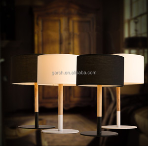 Bắc Âu Phong Cách Bàn Bằng Gỗ Đèn Với Vải Bóng Trang Trí Nội Thất Thanh Lịch - Product Image 3