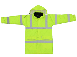 Ronhill Mens hola Viz amarillo reflectante resistente al agua con capucha Bike ciclismo chaqueta - Product Image 1