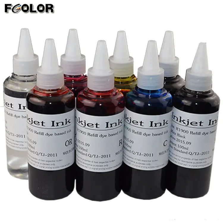 FCOLOR 100ML New Arrival PGI-72 Inkjet Dye Ink for Canon Pixma PRO-10 Bulk Ink