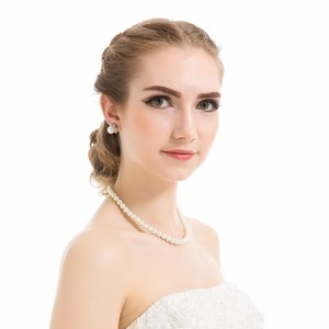 Teemi Mujer Joven Mujer Moda Piedras CZ joyería del copo de nieve y de la perla preciosa pendientes de lindo Stud - Product Image 4