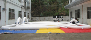 Vente d'usine piste de course de karts gonflables en plein air pour enfants - Product Image 4