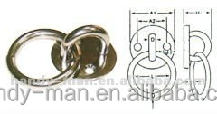 Plaque d'ancrage ronde en acier inoxydable SS8041 pour usage marin et industriel - Product Image 4