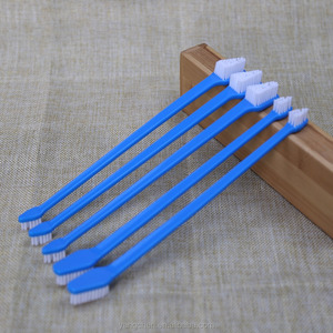 Igiene cura denti cane spazzolino da denti Pet spazzolino da denti con doppia testa cane spazzolino da denti gatto diretto produttore - Product Image 5