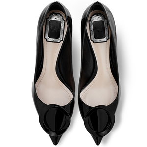 Talons de luxe tendance pour dames 2023 <span class=keywords><strong>cuir</strong></span> véritable, design de qualité supérieure pour femmes, nouveau style, escarpins à talons épais, chaussures de travail - Product Image 4