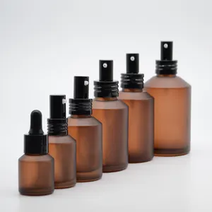 Nieuwe Ontwerp Groothandel Cosmetische Zalfpotje Glas Lotion Pomp Fles Voor Huidverzorging Verpakking