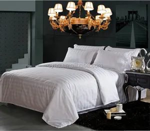 Hilton, Постельный набор из 4 элементов гостиничное белье Качество 100% хлопок сатин в полоску постельное белье одеяло наборы для ухода за кожей