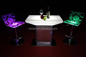 Led discoteca caffè tavolo/led night club da tavolo/glow affitto tavolo da <span class=keywords><strong>bar</strong></span>, mobili <span class=keywords><strong>bar</strong></span> per la vendita - Product Image 3