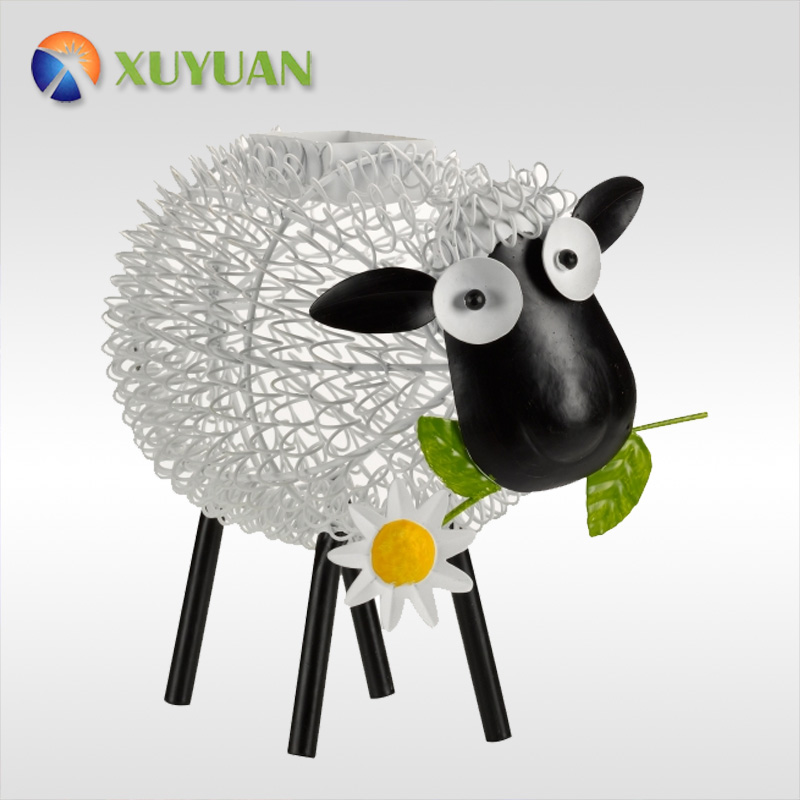 Металлический силуэт Dolly Sheep уличный Солнечный свет Железный Сад животных