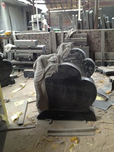 Hot-Selling <span class=keywords><strong>Angel</strong></span> Standbeeld Monument Voor Begraafplaats Grijs Portugal Design Groothandel Grafsteen - Product Image 5