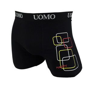 बुना हुआ वास्टबैंड सादा ग्रे कपास जो अंडरवियर बॉक्सर - Product Image 4