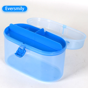 Bonne vente portable utilisation familiale petite mallette de rangement en plastique avec poignée - Product Image 4