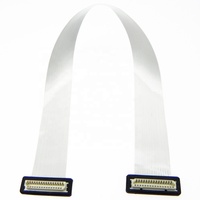 Câbles FFC LVDS personnalisés à 31 et 41 broches DF9-41V-1S, assemblage pour l'électronique, pas de 0,4 mm, conducteur en cuivre étamé, conforme RoHS