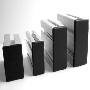 Embouts <span class=keywords><strong>d</strong></span>'accessoires pour profilés en aluminium, carrés, série 6000, <span class=keywords><strong>PVC</strong></span> <span class=keywords><strong>noir</strong></span>, ornementaux, embouts en plastique non allié pour profilés en aluminium - Product Image 5