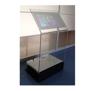 Kiosque à écran de projection holographique pour podium numérique interactif intelligent Kiosque multimédia pour holo-projecteurs - Product Image 3