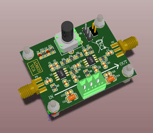 Taidacent AD603 저소음 가변 이득 증폭기 VCA 모듈 전압 제어 가변 이득 증폭기 회로 - Product Image 3