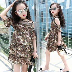 Ultime Bambini <span class=keywords><strong>Abiti</strong></span> Disegni A Strati Principessa Maxi Vestiti Per Le Ragazze Di 10 Anni - Product Image 5