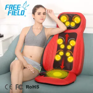 Full Cojin De Masaje Back Pain Relief Heated Car Seat Shiatsu Infrared Electric Air Bag Back Massage Cushion With Neck Massager