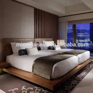 현대 호텔 가구 대나무 나무 호텔 가구 그랜드 하얏트 침대 룸 가구