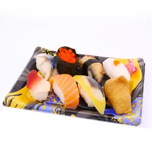 Disposable plastic wholesale sushi box with Japan manufacture good quality