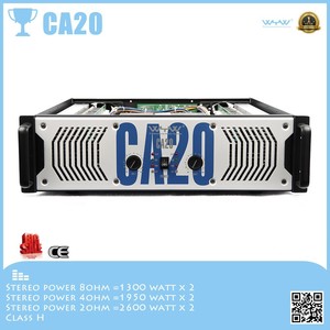 Altavoz de matriz de línea de conducción, nuevo diseño, CA20, 3U, amplificador de potencia de sistema de sonido, 13 pares de tubos - Product Image 1