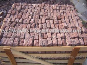 Cubos y Adoquines de <span class=keywords><strong>Porfido</strong></span> Rojo Natural para Pavimentación de Caminos y Entradas - Product Image 2