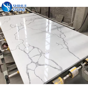SH8005 Chất Lượng Cao Piedra De Cuarzo Trung Quốc Calacutta Trắng Marble <span class=keywords><strong>Quartz</strong></span> Stone Slab Nhà Cung Cấp Cho Dinning Bảng - Product Image 5