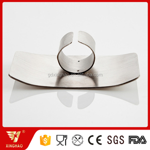 Protector de dedo de acero inoxidable, accesorio de cocina, para cortar - Product Image 5