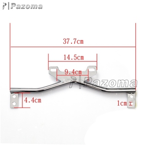 Support de support universel de clignotant de projecteur de moto chromé adapté pour <span class=keywords><strong>Harley</strong></span> Honda Suzuki Kawasaki Yamaha - Product Image 6