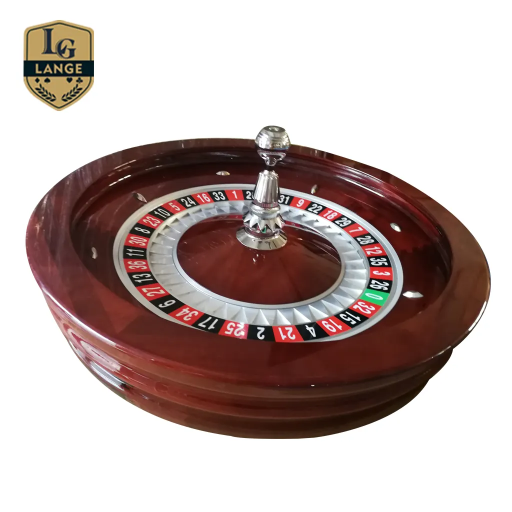 32'' Professional Casino Roulette Accessories Wood Roulette Wheel