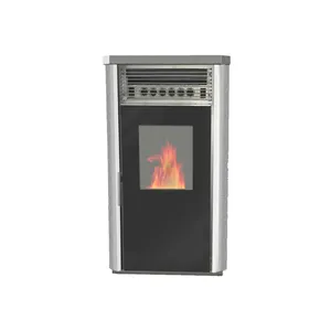 Fornitore cinese Ghisa Moderna In Legno Stufa A Pellet 13KW Per La Vendita