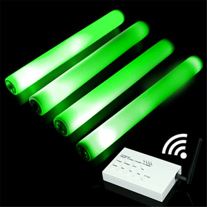 Bastones de Espuma LED al por Mayor, Bastones Luminosos RGB Personalizados con Control Remoto para Bodas y Conciertos - Product Image 5