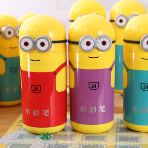 Penne per Disegno ad Acquerello Carine e Adorabili Stile Cartone Animato Giapponese e Coreano Set da 18 Colori - Product Image 3