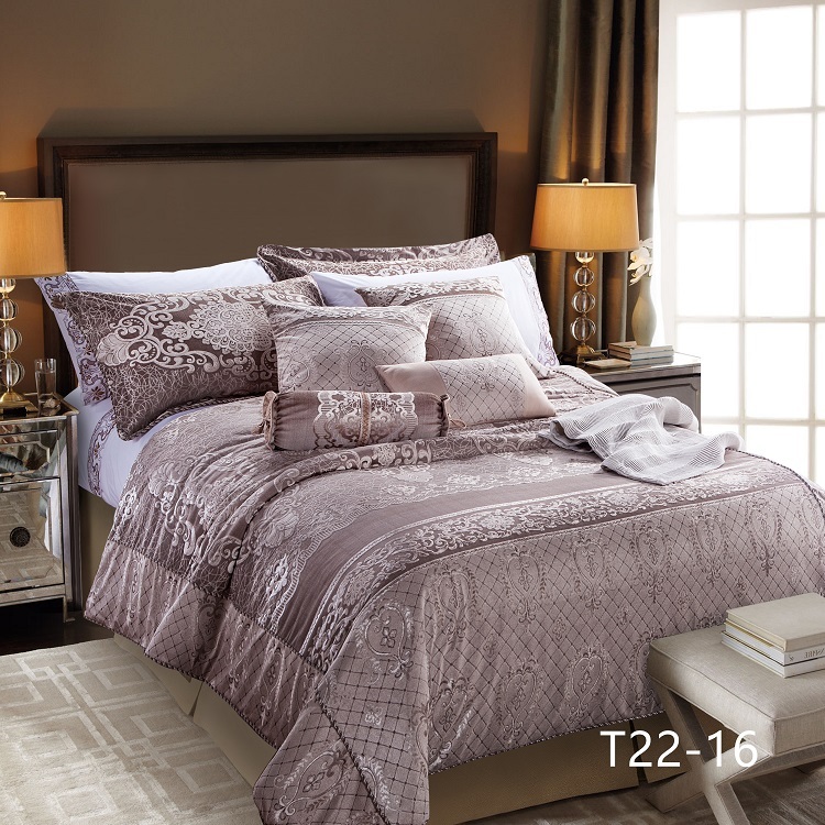 KOSMOS 9 unids jacquard conjunto dubai edredón de lujo king size cama edredón