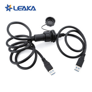   หัวต่อ <span class=keywords><strong>USB</strong></span> แบบ <span class=keywords><strong>A</strong></span> ชนิดเสียบ ตัวเชื่อมต่อกันน้ำ IP67 สำหรับติดตั้งบนแผง  หัวต่อข้อมูล USB3.0 - Product Image 3