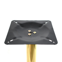 Ensemble de table à manger en porcelaine noire avec bordure en titane doré en acier inoxydable, utilisation en café