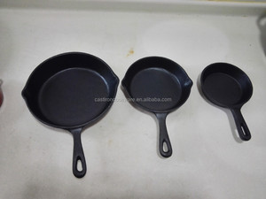 Giá tốt nhất không dính gang Pan với preseasoned dầu cho gas & bếp cảm ứng thân thiện với môi - Product Image 6